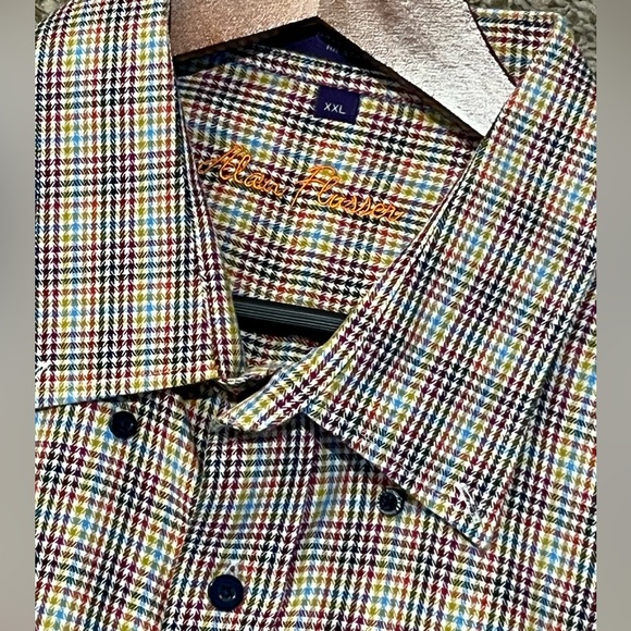 Alan Flusser 2XL button up long sleeve dress shirt size XXL - Picture 5 of 5